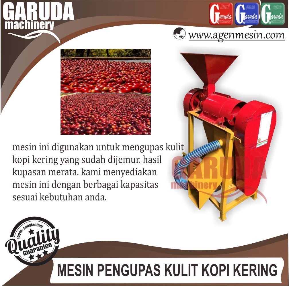 Mesin Pengupas Kulit Kopi Kering - Huller 