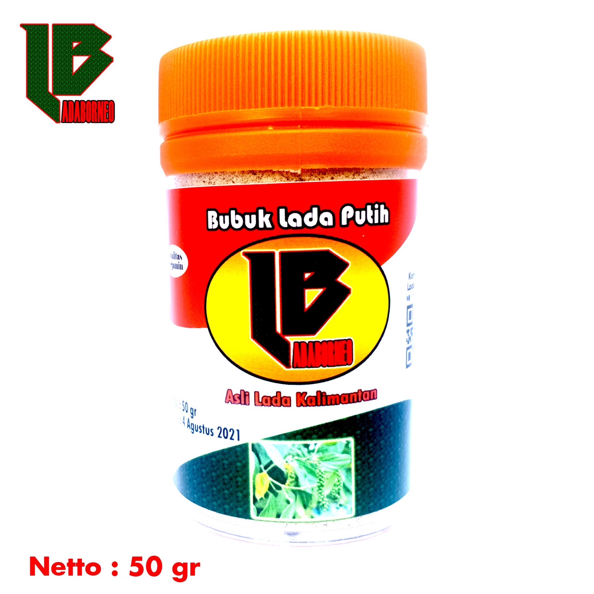 Bubuk Lada Putih Kemasan Botol 50 Gram Lada Putih Murni dengan Harga Murah
