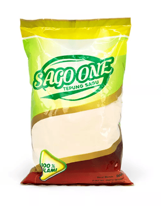 Sago One Tepung Sagu Asli Pohon Sagu Rumbia 500gr