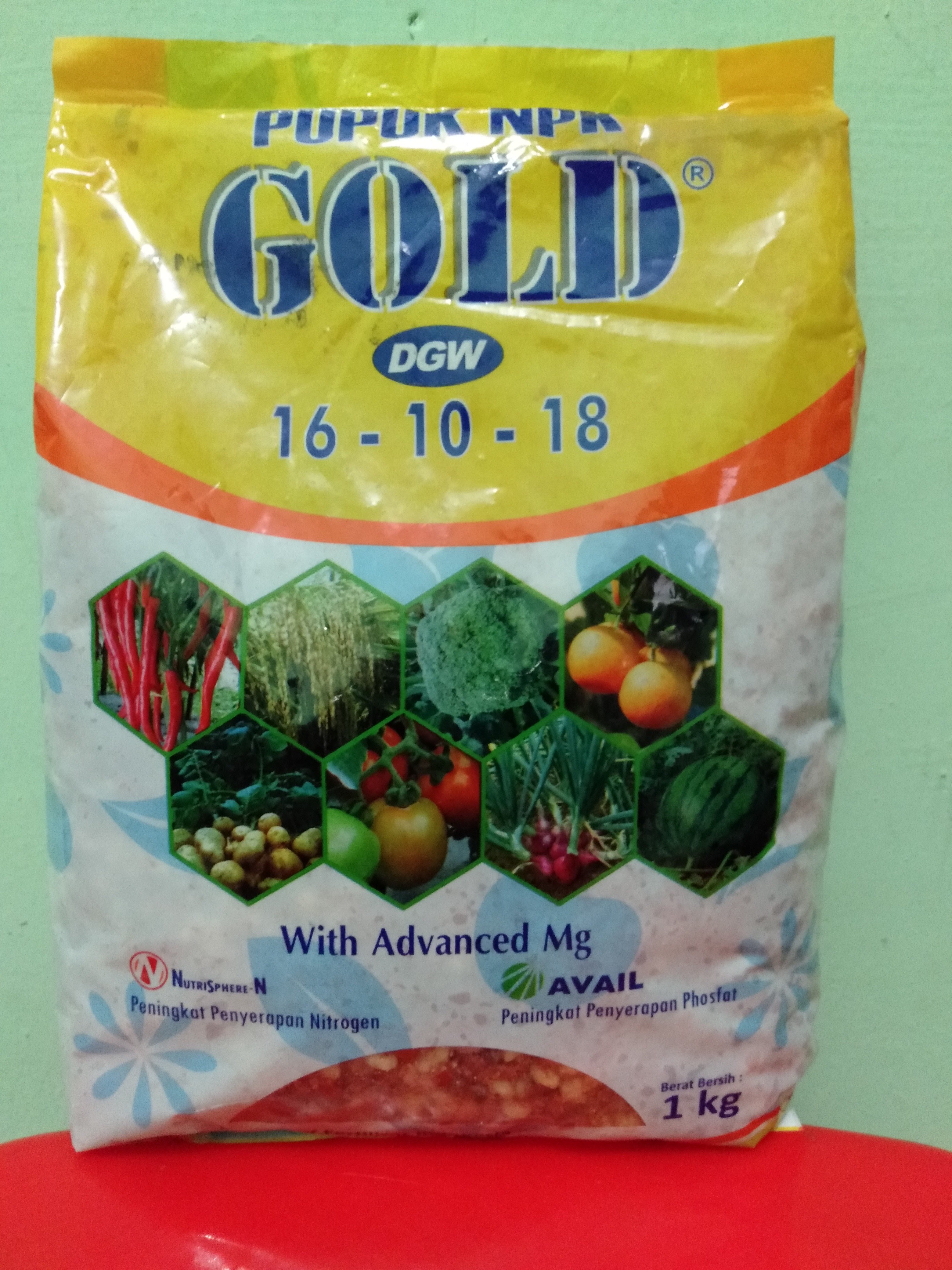 Pupuk NPK Gold DGW  16-10-18