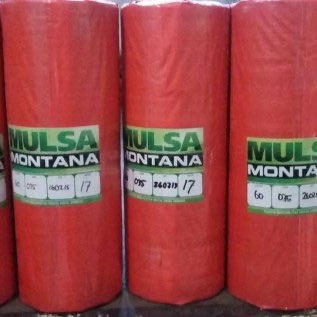 Plastik Mulsa hitam perak merk MONTANA Tahan Lama 
