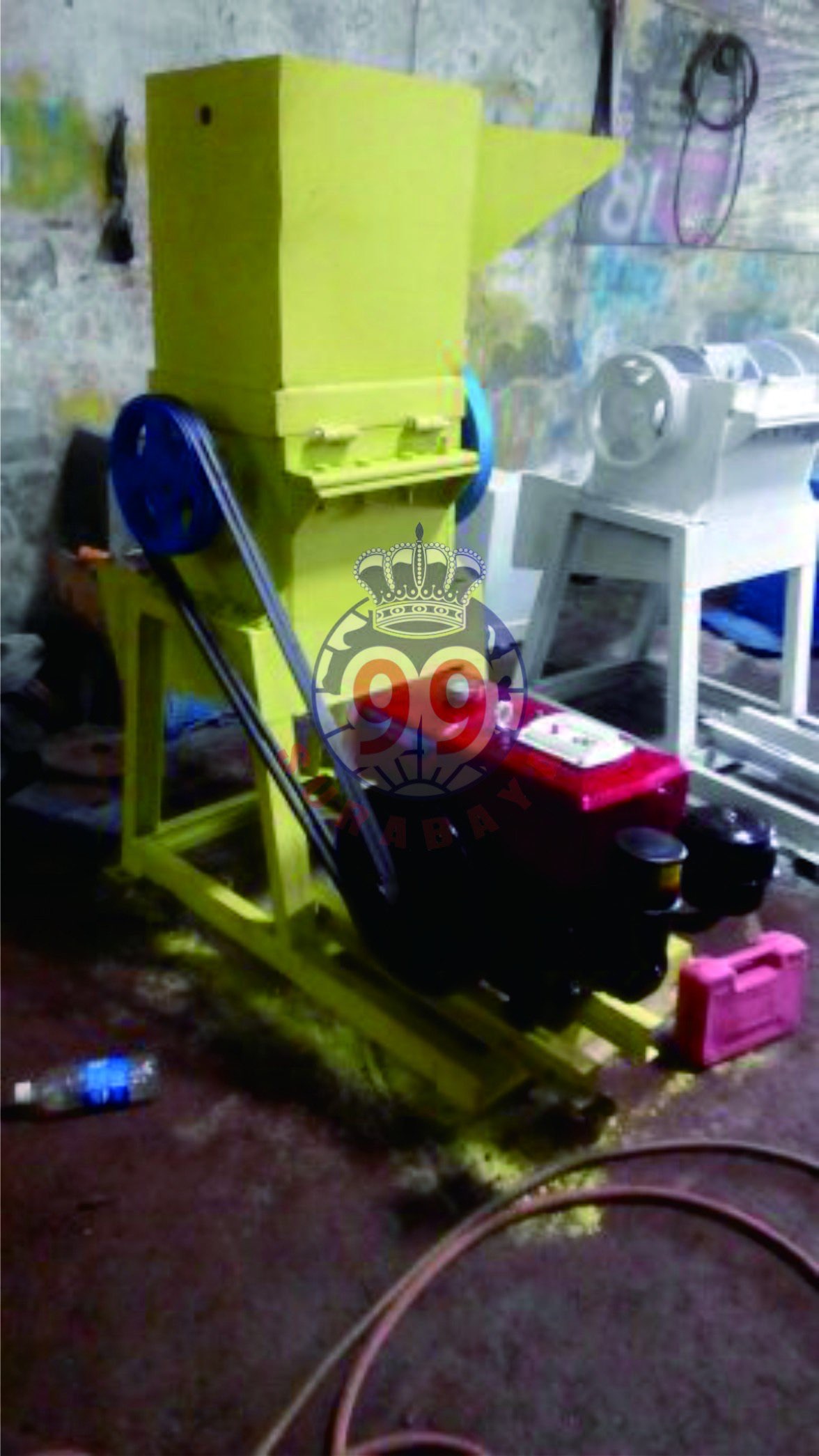 Mesin Pencacah / Penghancur Plastik KMB 1 Kpasitas 100 Kg/Jam