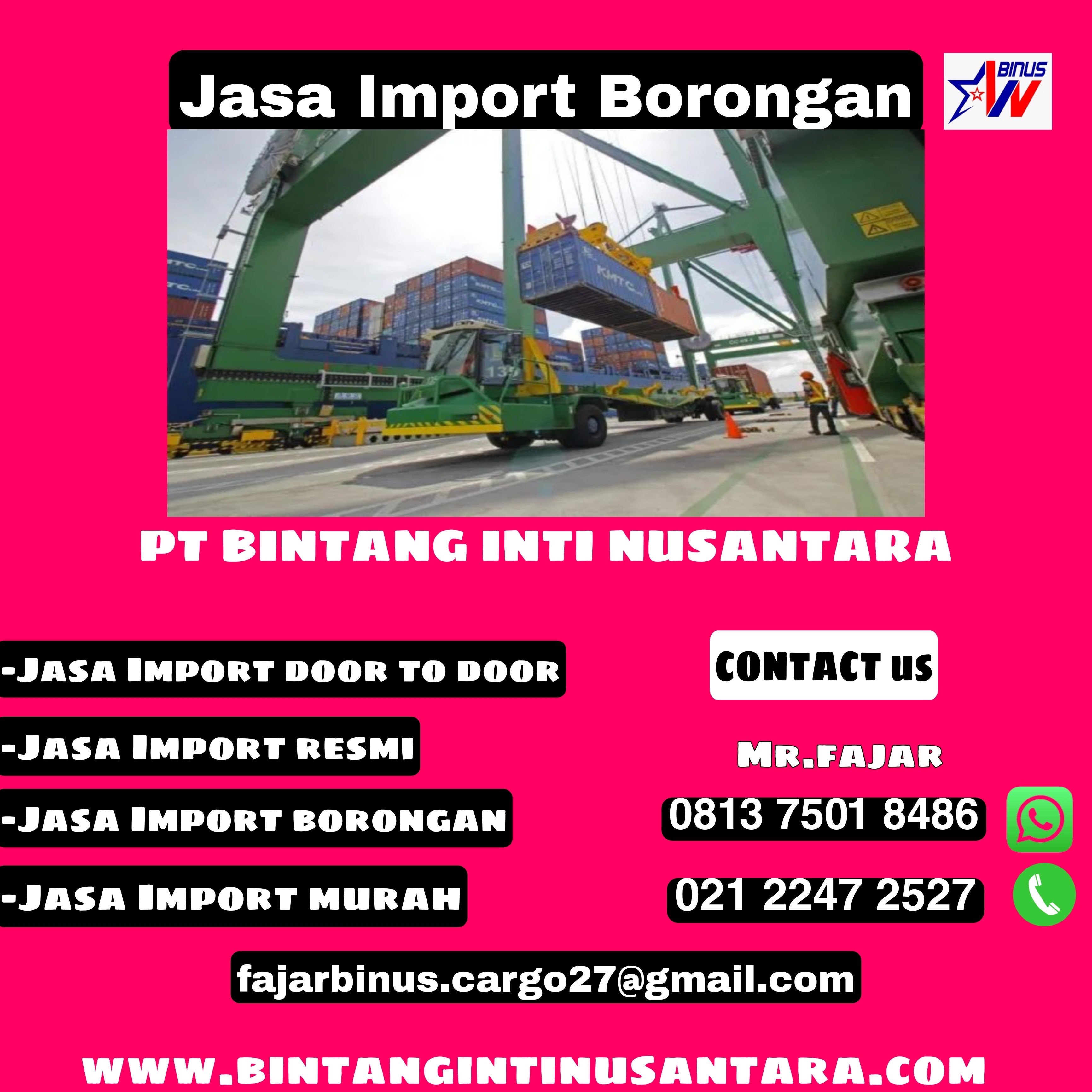 JASA IMPORT BORONGAN MURAH