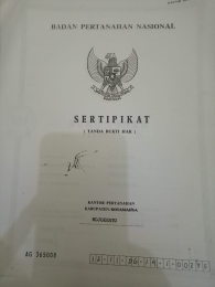 jual tanah SHM