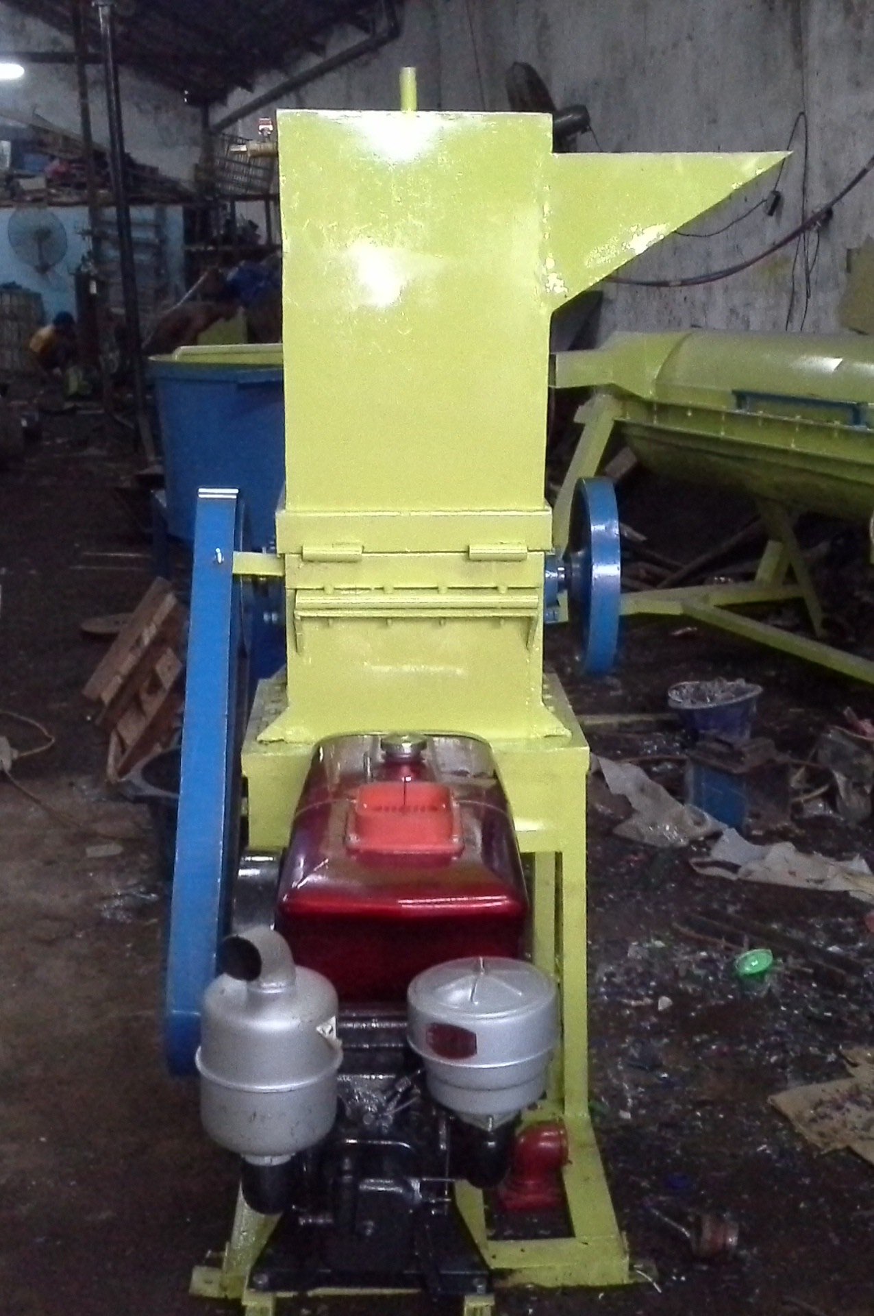 Mesin Giling Plastik & Kertas KMB 1 Kapasitas 100 Kg/Jam