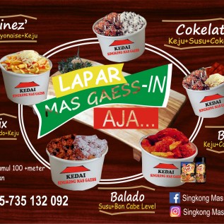 Di Cari Mitra kerjasama Paket Franchise Singkong mas gaess