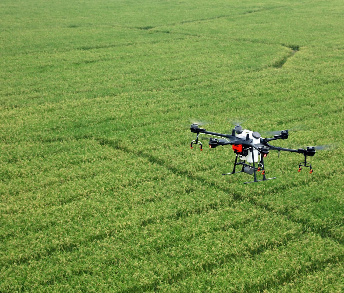Jasa Penyemprotan Spraying Dengan Drone DJI Agras