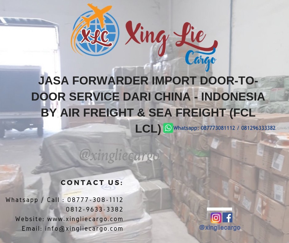 Jasa forwarder borongan all in door to door service
